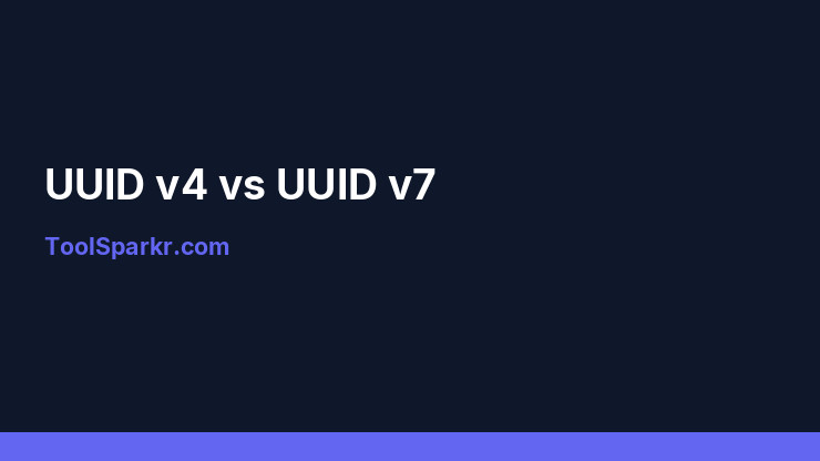 UUID v4 vs UUID v7: Which Should You Use in 2026?