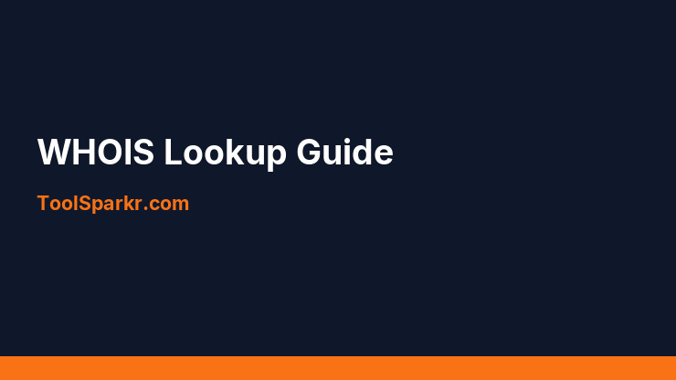 WHOIS Lookup: How to Find Domain Owner Information