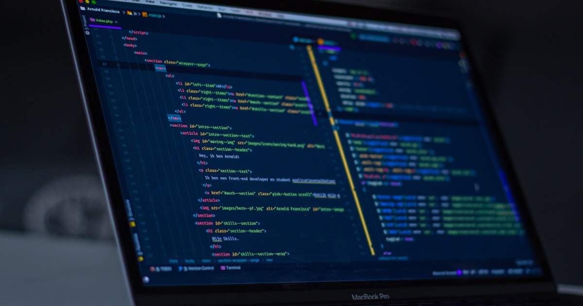 Programming code for data encoding