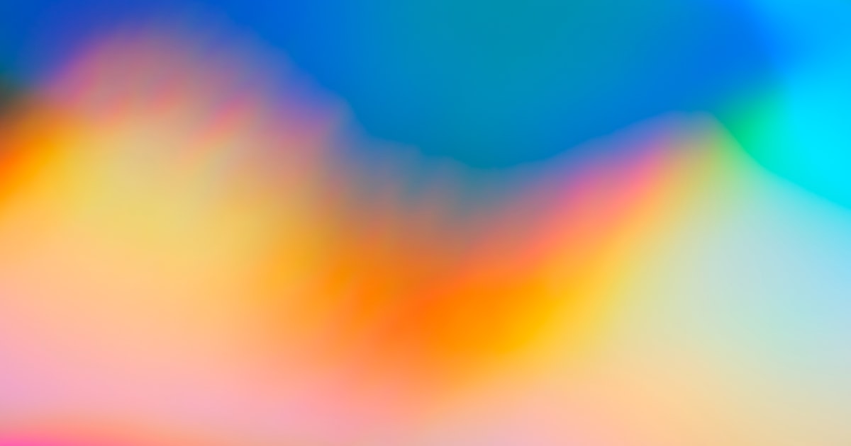 Colorful abstract design palette